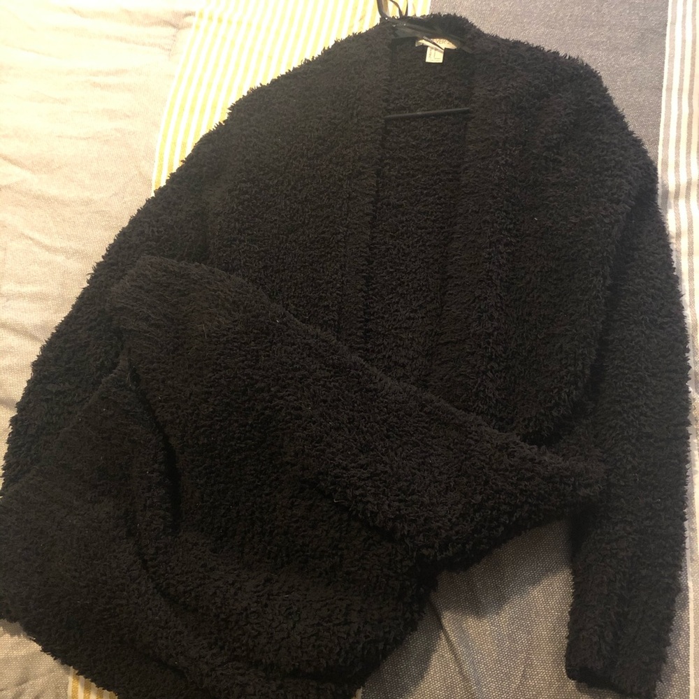 Long Teddy Bear cardigan Forever 21